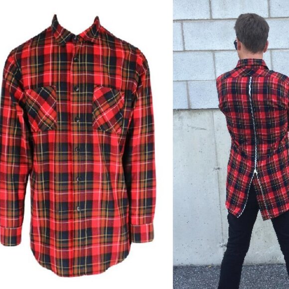 Fear of God Third Collection Back Zip Flannel Extra Large - Picture 1 of 8